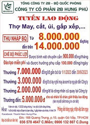 Thông báo tuyển dụng lao động năm 2025
