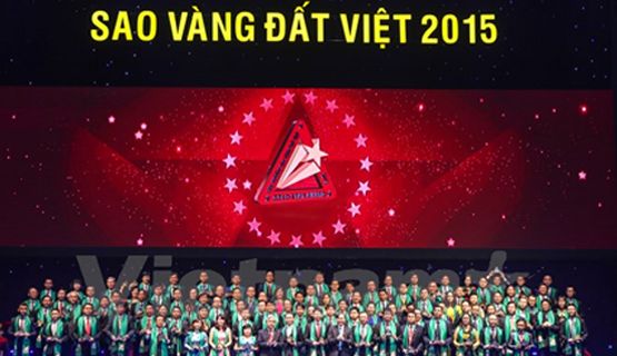 Tổng công ty 28 được vinh danh trong Top 100 doanh nghiệp "Sao Vàng đất Việt 2015"